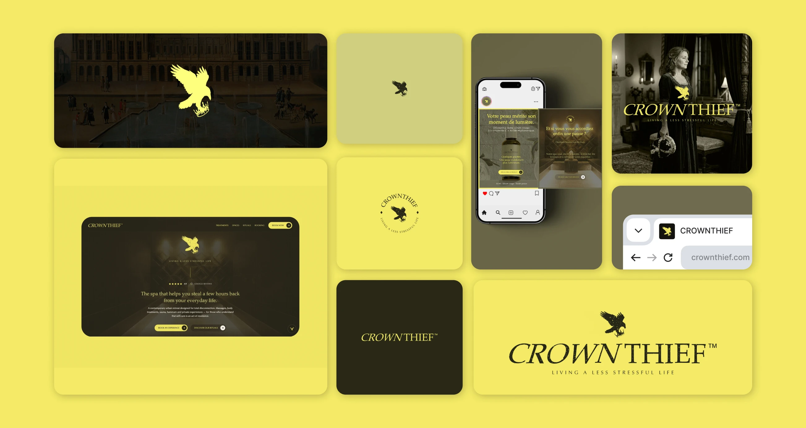 CROWNTHIEF – Projet branding et Design IA