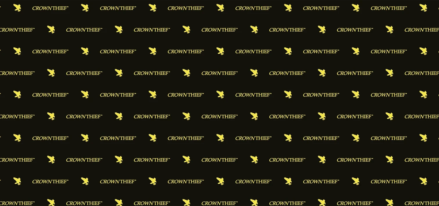 CROWNTHIEF brand pattern (inverted)
