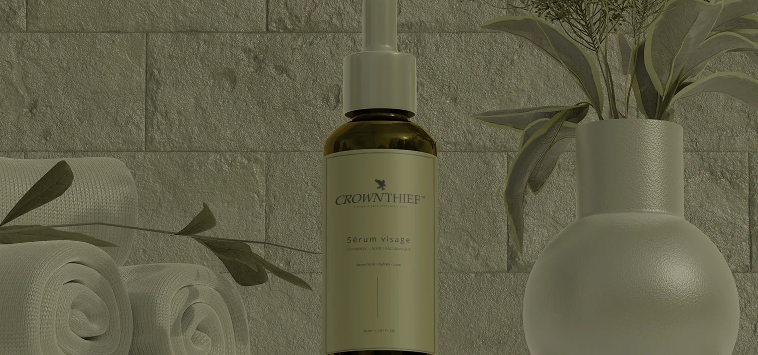 CROWNTHIEF face serum packaging