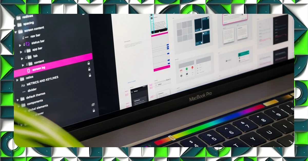 Interface de design générée par IA
