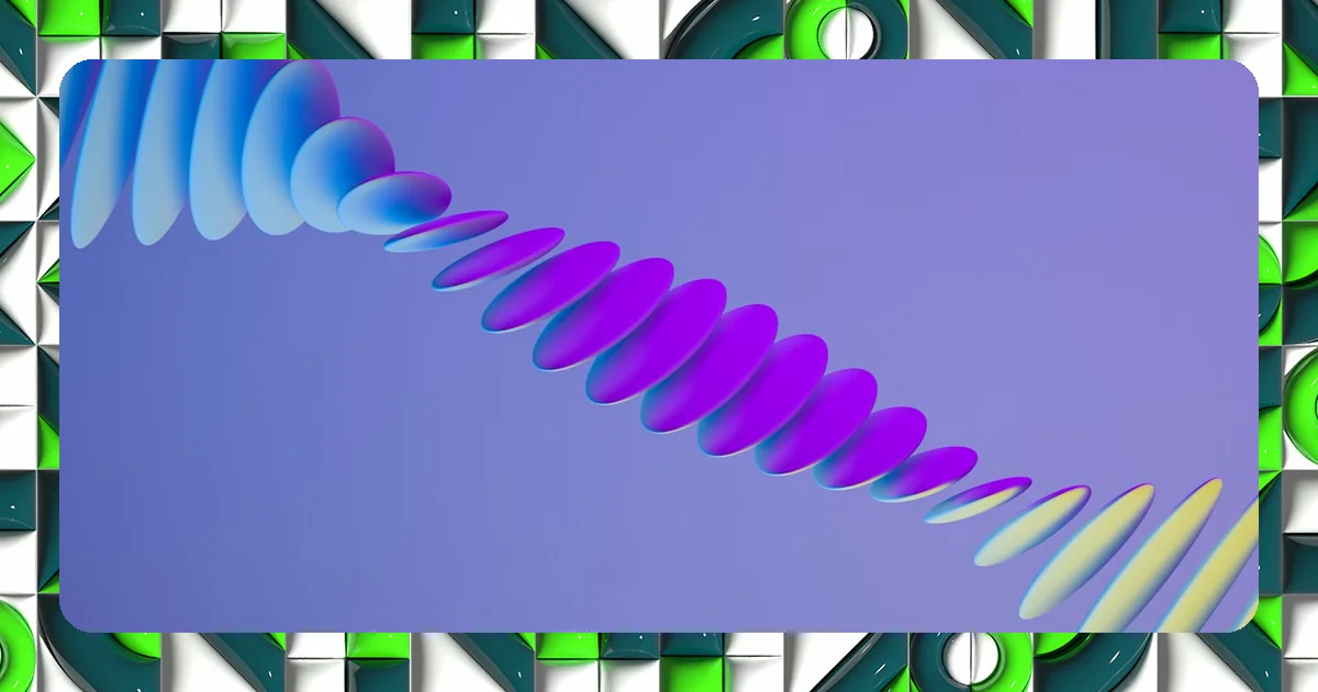 An isolated element standing out