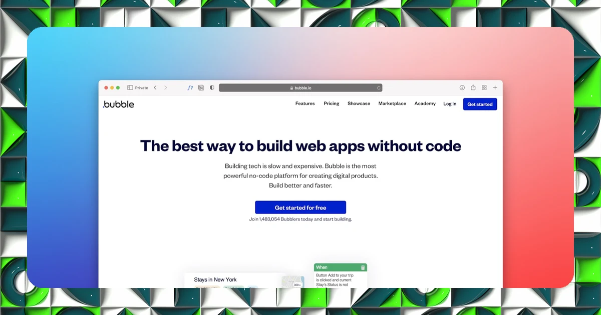 Prototype d'application web sur écran