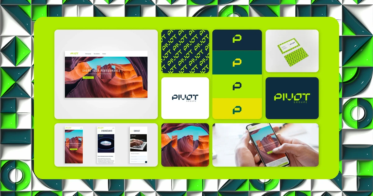 Pivot Groupe brand identity