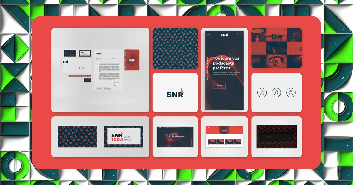 Identité de marque SNR
